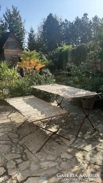 Vintage shopping table, rifle low and high top included