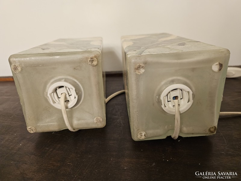 Pair of vintage/modern lamps