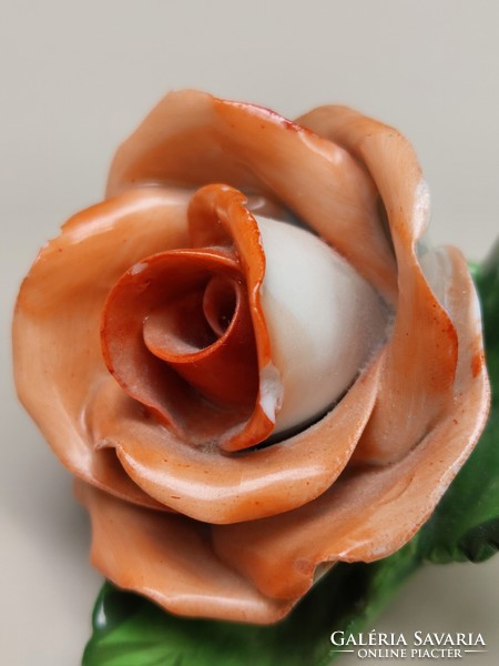 Herend porcelain rose