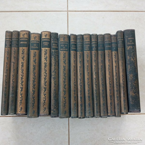 Komáromi János munkái gyüjteményes kiadás 16 kötet 1930 könyv
