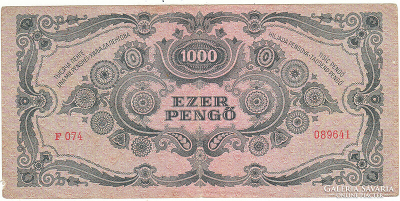 Magyarország 1000 pengő 1945 FA