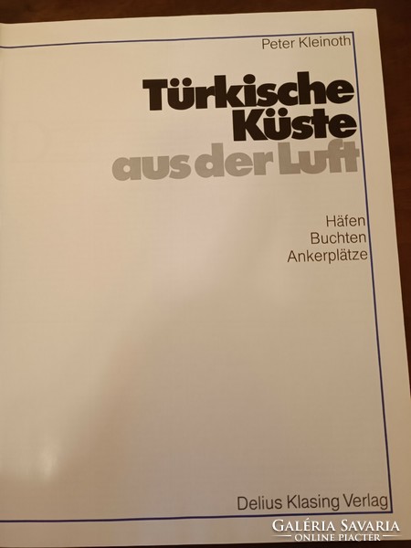 Türkische Küste  aus der Luft- német nyelvű könyv