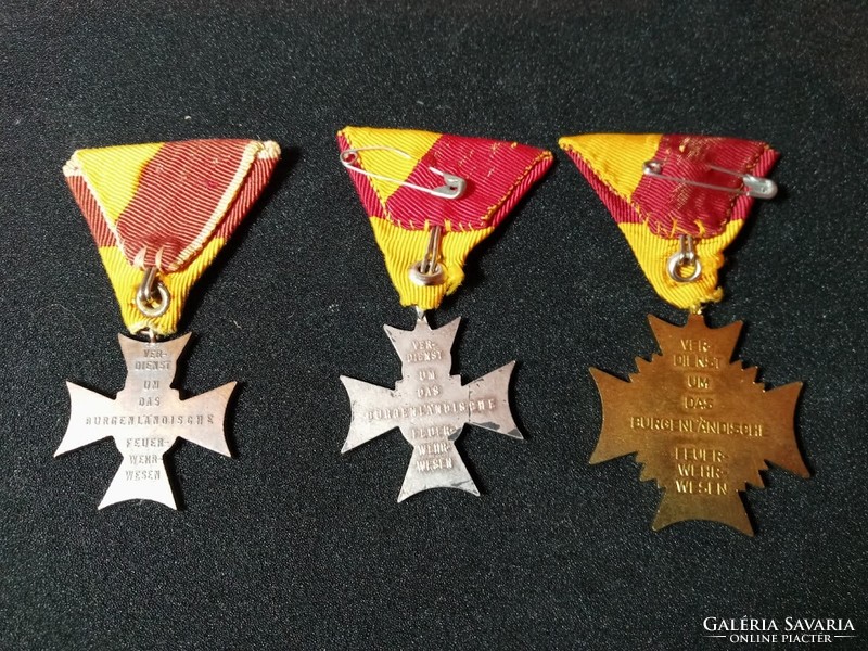 Burgenland firefighter's cross of merit row, verdinst um das burgenländische feuerwherwerden