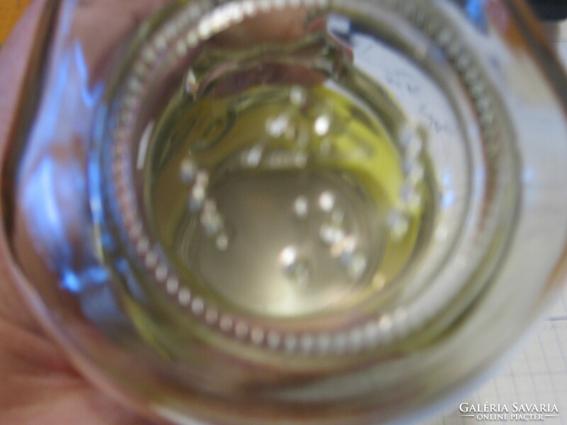 Glass bear shape honey glass with screw