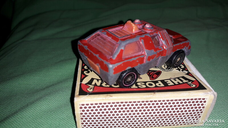 Retro Hungarian matchbox button bootleg hobby car superfast moon walker metal small car 1:64 according to the pictures