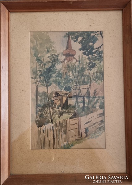 2pcs of watercolors from the 1960s