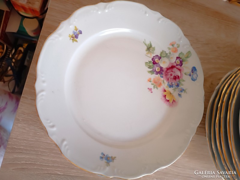 Porcelain (titov veles jugoporcelan) deep and flat plates