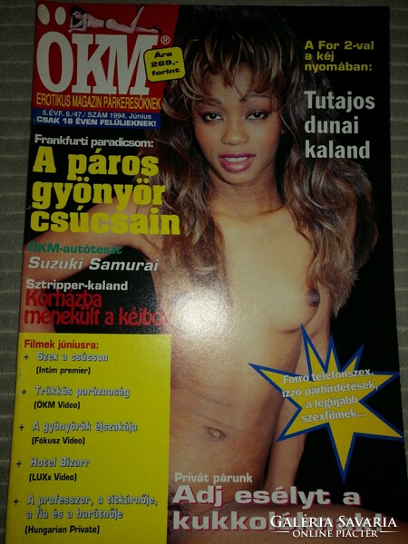 Ökm erotic magazine No. 47, 1994.