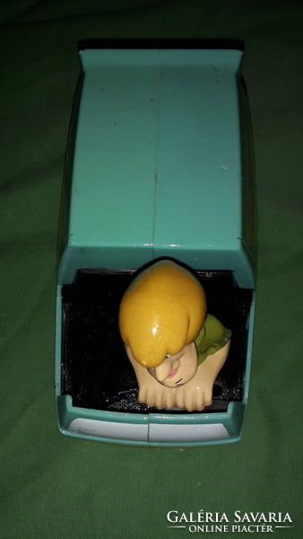 Retro SCOOBY DOO lendkerekes játék autó BOZONT sofőr figurával 14 x 8 cm a képek szerint