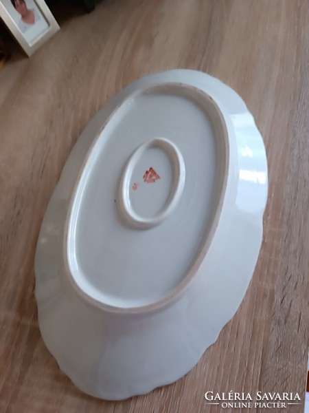 Porcelain oval serving bowl (titov veles)