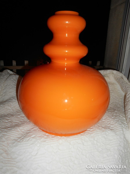 Retro nagy méretű lámpa búra 2 rétegű üvegből-28 cm
