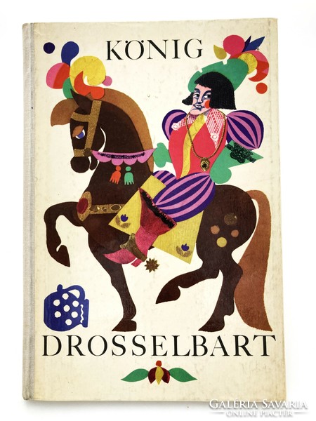 König drosselbart - specially illustrated storybook from the 1970s - rare copy