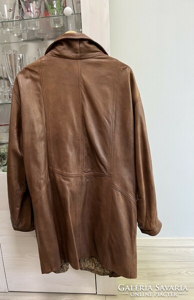 Women's leather jacket xl