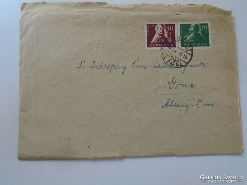 Letter D199153 - 1948 Budapest - Bártfay - Gönc