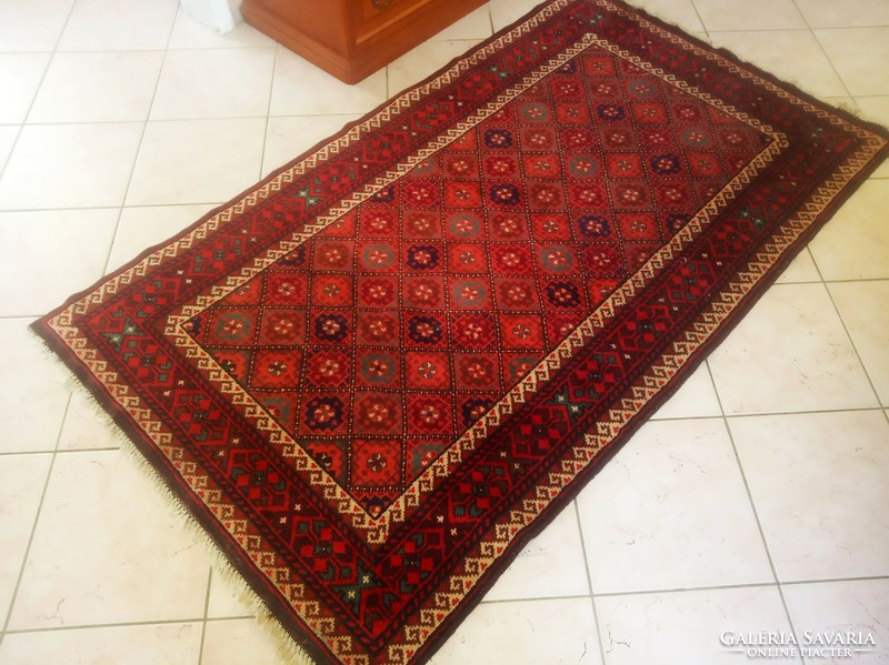 Old handmade Persian carpet - 100x180 cm