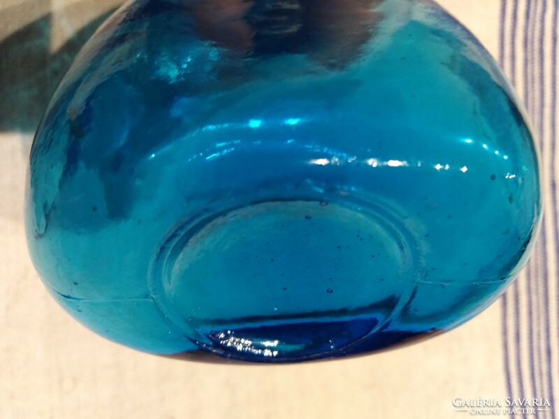 Glass bottle - in blue color