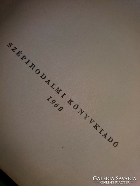 1960. József Attila összes versei képek szerint SZÉPIRODALMI kiadó