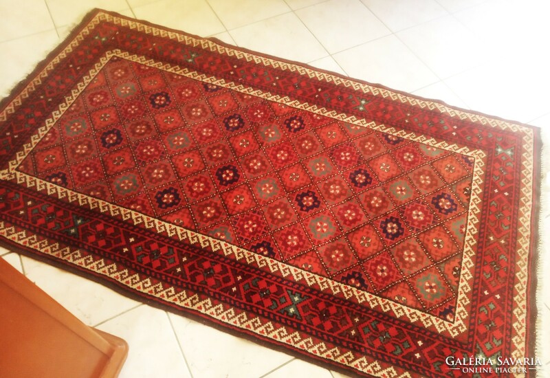 Old handmade Persian carpet - 100x180 cm