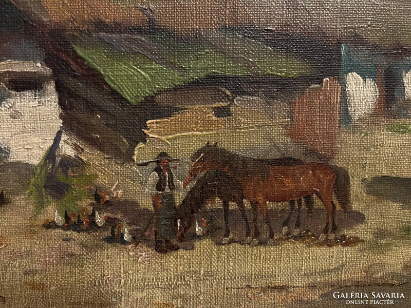 György Németh village life with horses