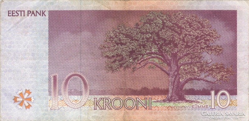 10 krooni korona 1994 Észtország 1.