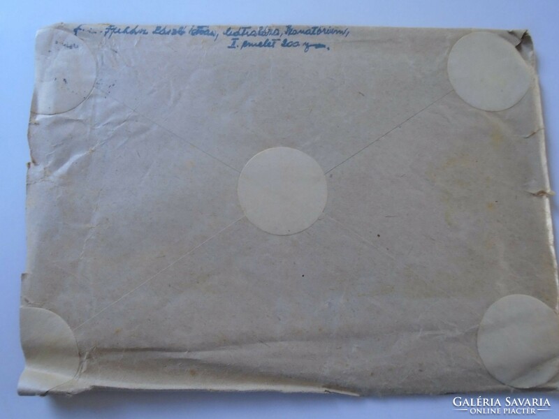 Za454.51 Letter of port - 1946 matraháza / budapest istván laszló juhász - bártfay - újpest