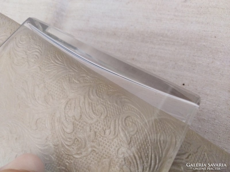 Üveg szalvéta tartó - hajlított plexi formában