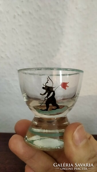 Dwarf pourer with 2 glasses {ü5}