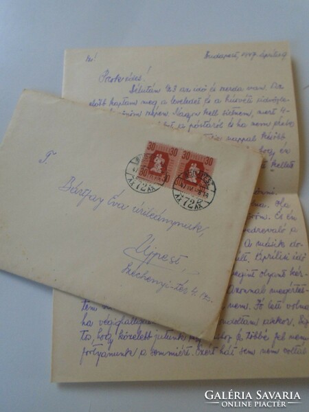 Letter D199155 - 1947 Budapest - Bártfay - Újpest