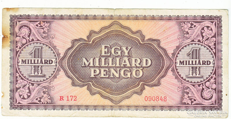 Magyarország 1000000000 pengő 1946 FA