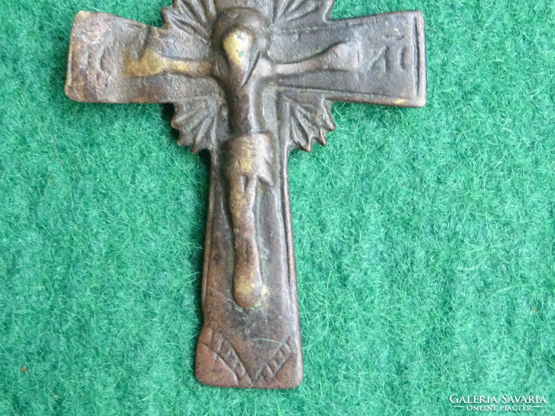 Antique bronze cross 17-18. Century