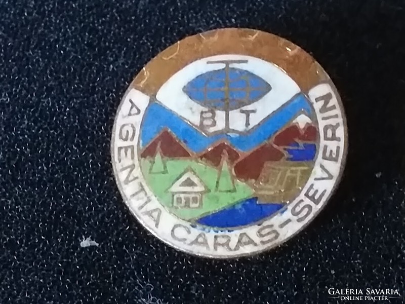 Old enamel hiking badges, Danube Delta, Krassó-Szörény county (Romanian edition)