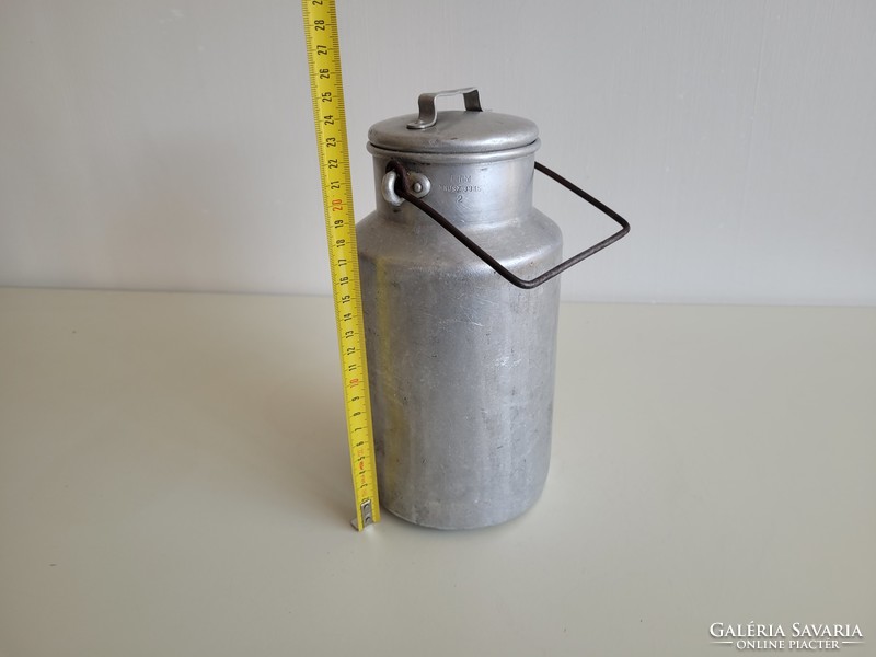 Old 2 liter aluminum milk jug vintage jug