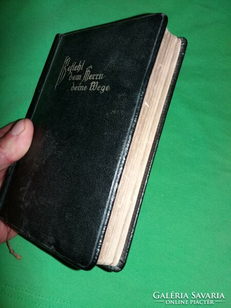 Antik 1954 Bajor Lutheránus református Evangélium német nyelvű gótbetűs nyomtatással képek szerint