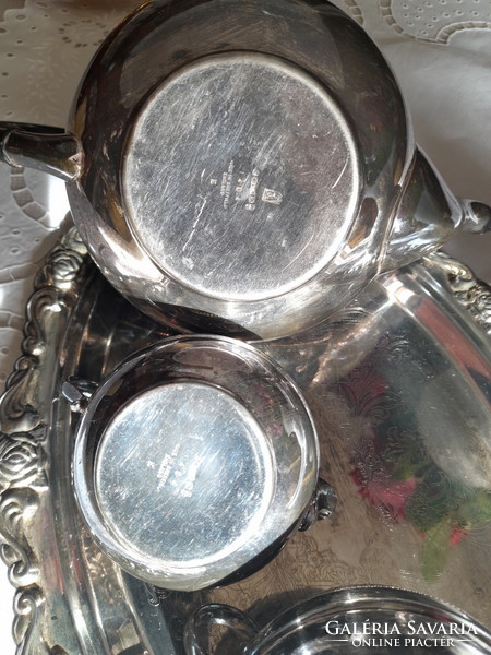 A beautiful silver plated, multi-marked, Sheffield tea service set.