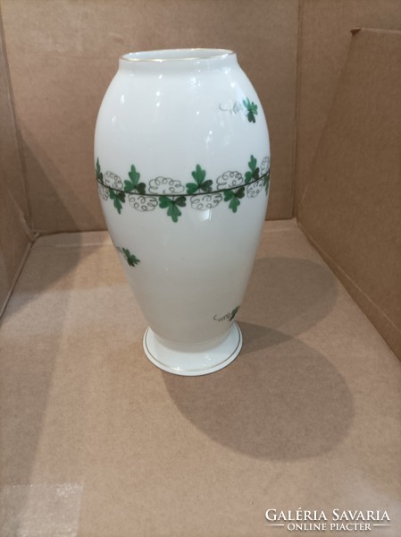 Herendi porcelán váza, hibátlan, 18 cm-es, ajándéknak.petrezselyem mintás