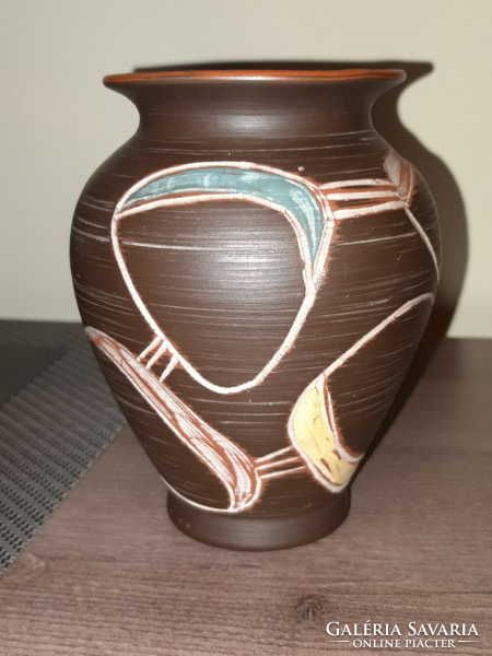 SAWA német kerámia váza- Torino mintás