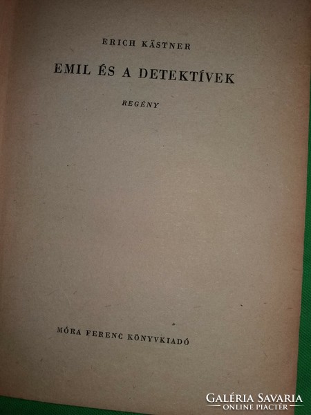 1983.Erich Kästner:Emil és a detektívek könyv képek szerint MÓRA