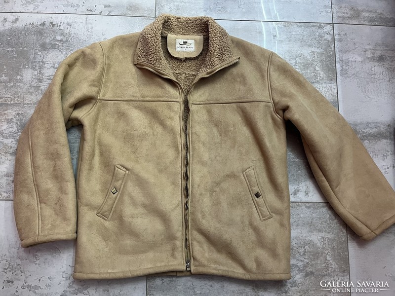 Men's leather jacket xxl