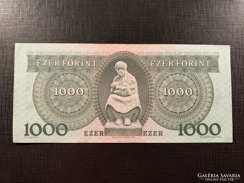 ***  FEKETE JÁNOS aláírásával 1983 március "A" 1000 forint ***