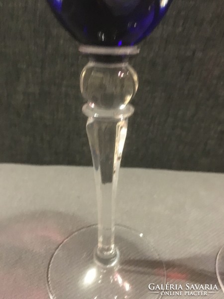 2 moser wine glasses in perfect condition!!!! 22X 9 cm!!!