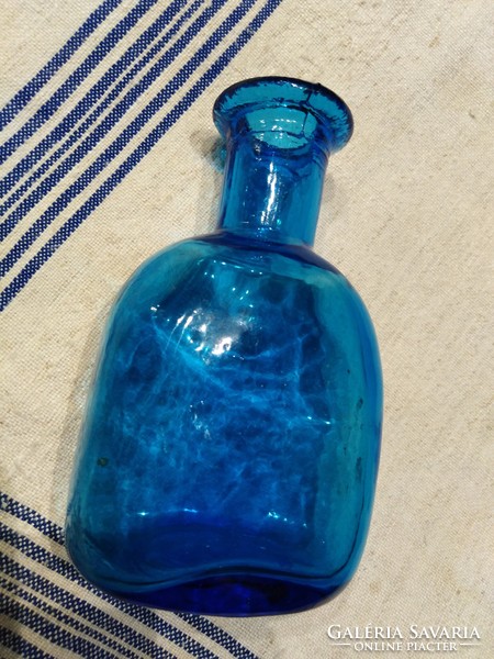 Glass bottle - in blue color