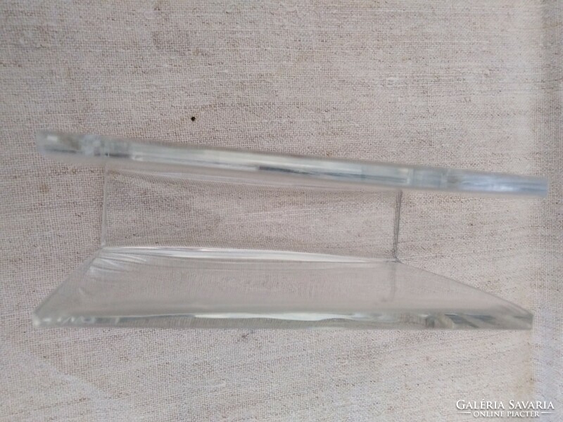 Glass napkin holder - in bent Plexiglas form