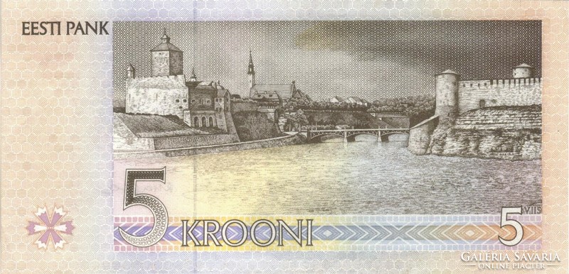 5 krooni korona 1994 Észtország 1.