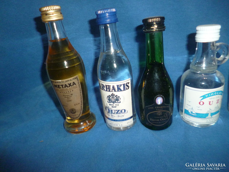5 retro mini unopened drinking bottles