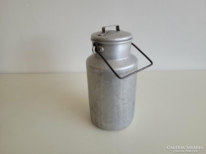 Old 2 liter aluminum milk jug vintage jug