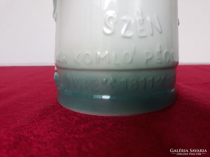 Old Zsolnay miner's jar, 0.5 liter