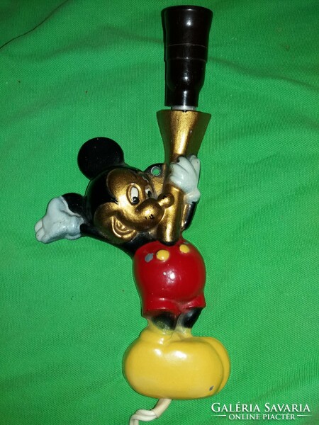 Antique copper disney mickey mouse wall lamp works with a wide 4 m cord according to the pictures