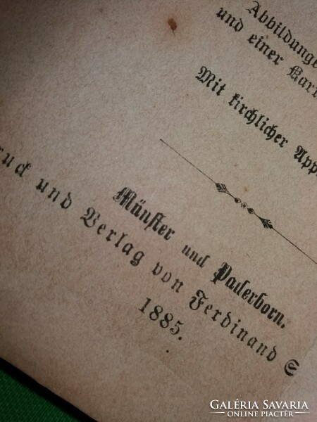 1885.MONARCHIA Theodor Velthaus - B. Erdmann :Palesztína német nyelvű tanári tankönyv képek szerint