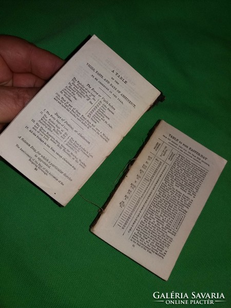ANGLIKÁN Egyház :A KÖZÖS IMAHIMNUSZOK KÖNYVE A&M OXFORD BŐR KÖTÉSES mini könyv a képek szerint