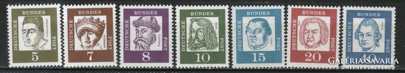 Postatiszta Bundes 1581  Mi 347x-356x      2,50 Euró